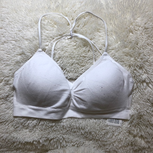 Abercrombie & Fitch White Strappy Bralette - Picture 2 of 5